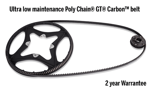 ZERO DS Poly Chain&reg; GT&reg; Carbon&trade; belt drive