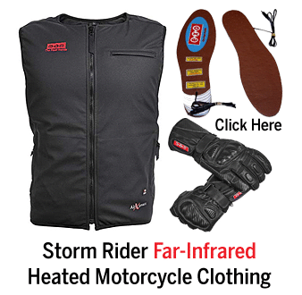 Stormrider heated motorcycle clothing